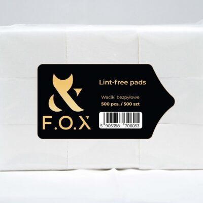 FOX Pads Lint Free-Χαρτακια Κυτταρίνης Χωρίς Χνούδι 500pcs