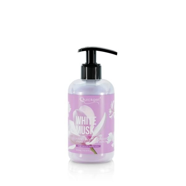 QUICKGEL ΚΡΕΜΑ ΧΕΡΙΩΝ/ΣΩΜΑΤΟΣ WHITE MUSK 300ml