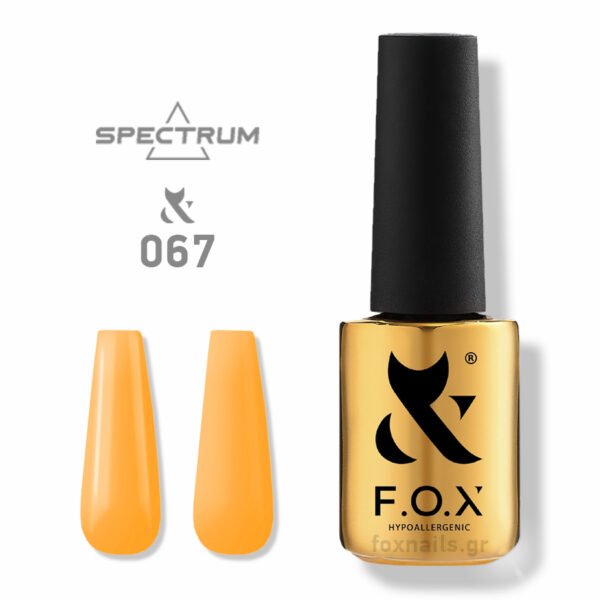 067 FOX SPECTRUM Ημιμόνιμο Βερνίκι Pastel Orange