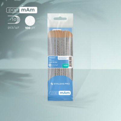 STALEKS Λίμες PapmAm Σε Ξύλινη Βάση 100grit (10τμχ) DWC-22-100